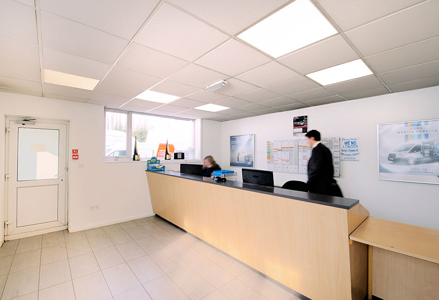 Paynes Ford Garage, Hinckley Tamlite Lighting Office