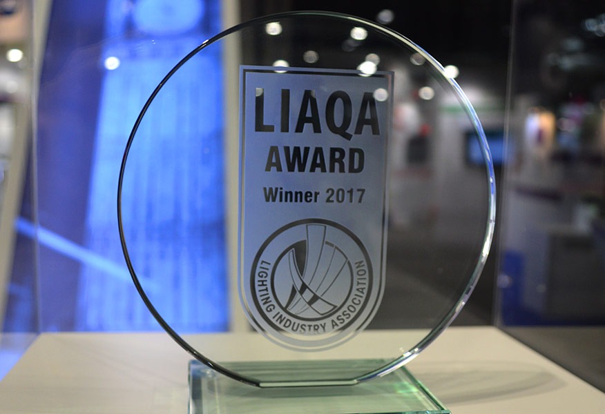 Tamlite LIAQA Award 2017 close up image