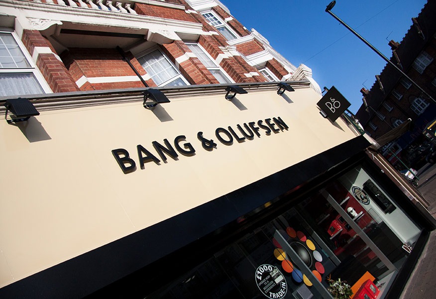Tamlite Bang and Olufsen retail shop exterior image
