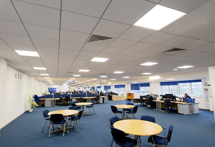 Tamlite health and wellbeing office LED lighting image