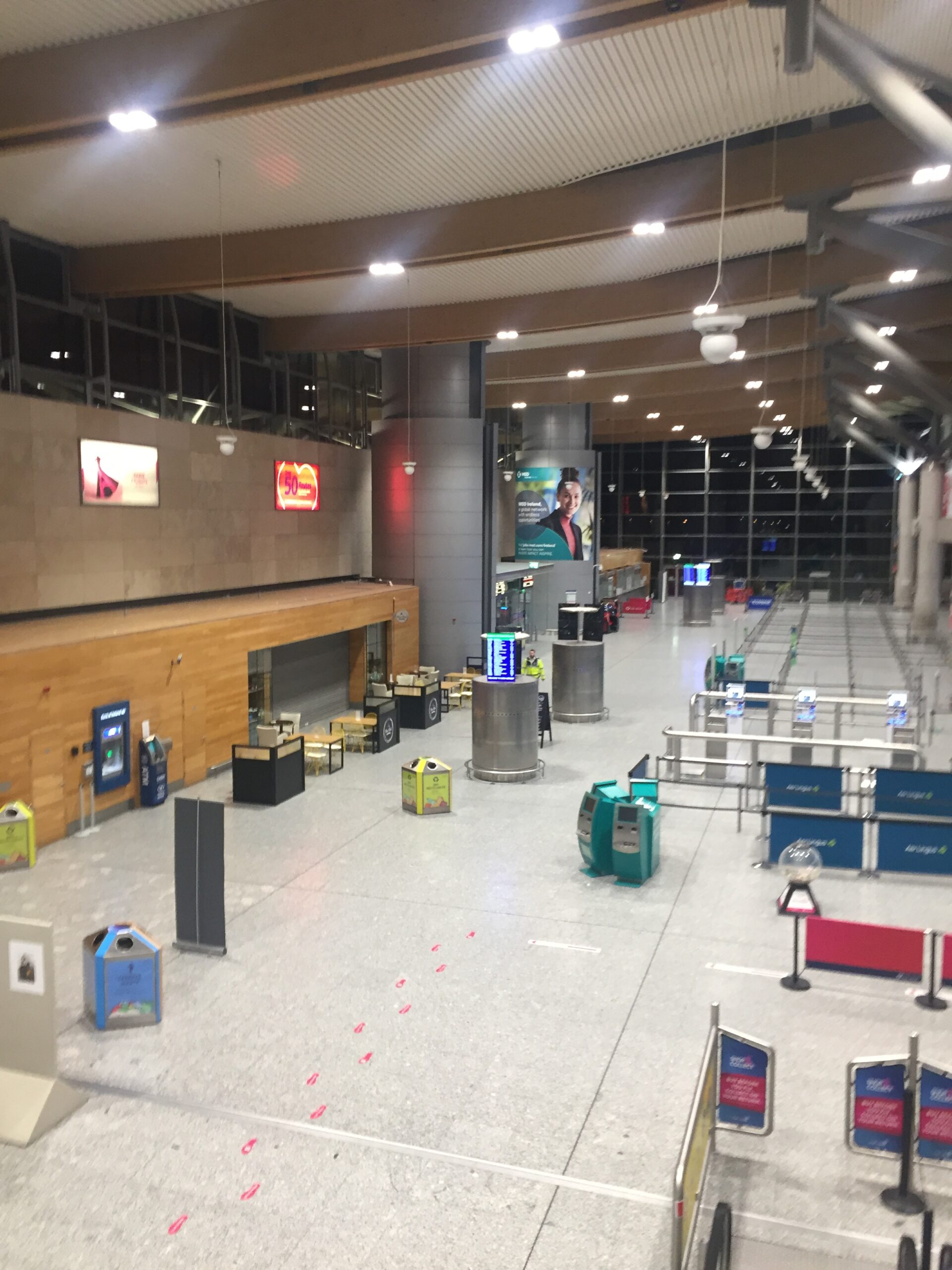 Tamlite Cork Airport County Cork departures LED lighting