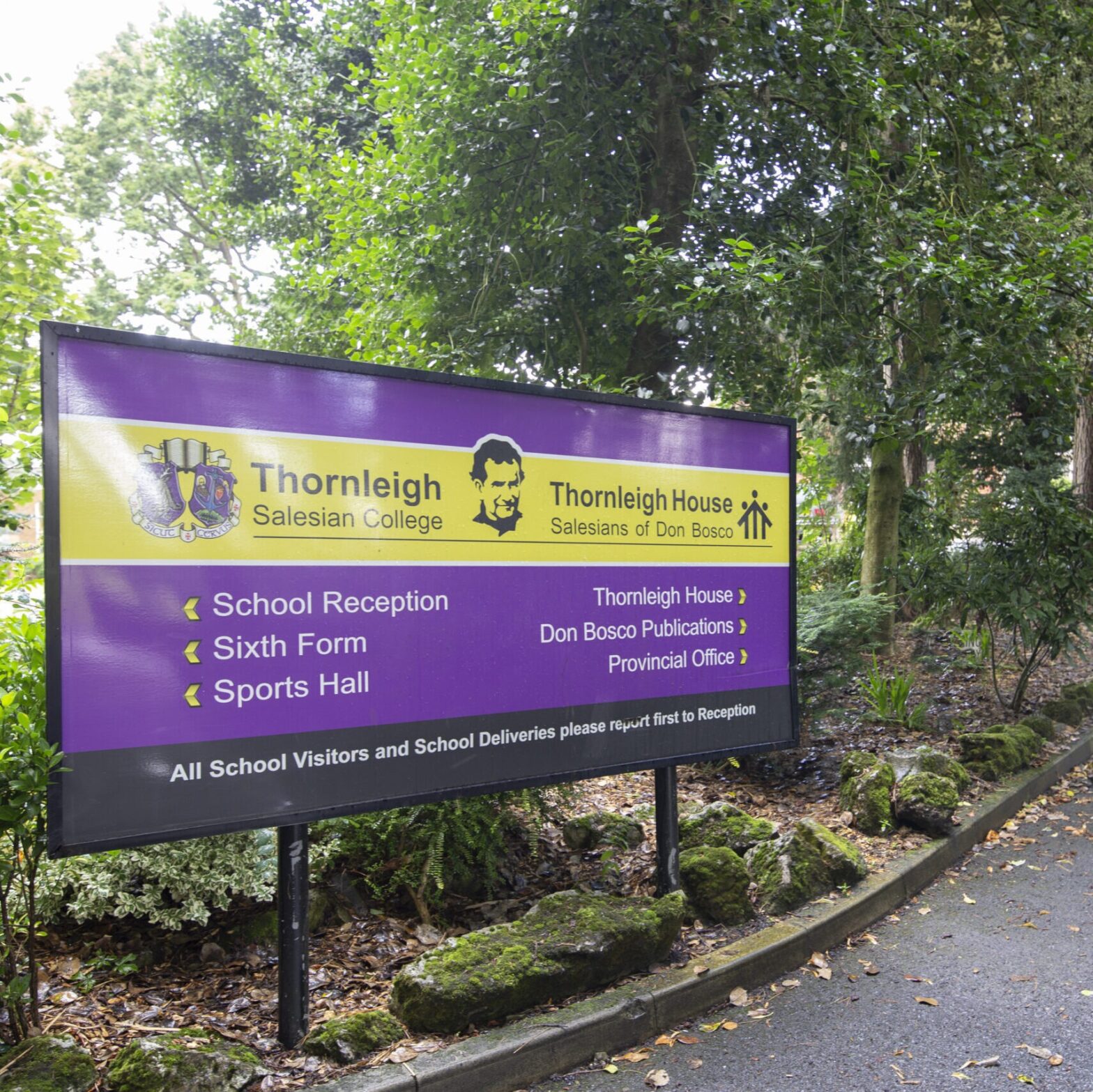 Tamlite Thornleigh Salesian College exterior sign