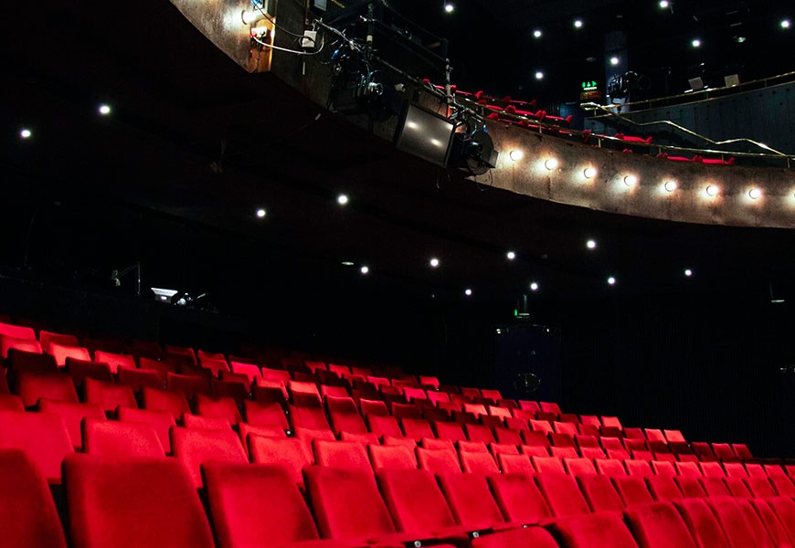 Tamlite Bloomsbury Theatre London seating LED lighting