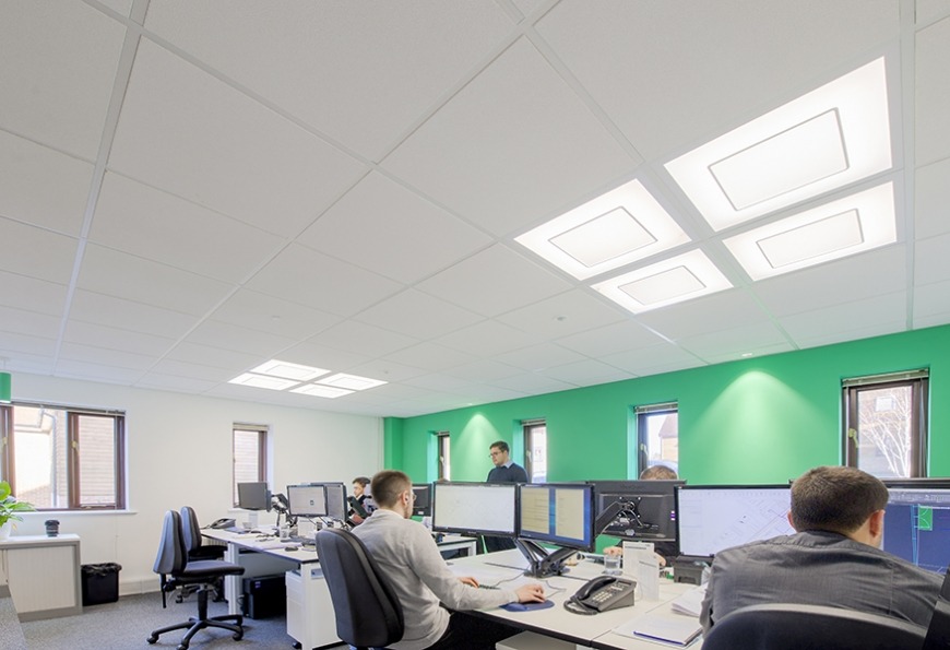 Tamlite CBG Consultants Oxford LED lighting office