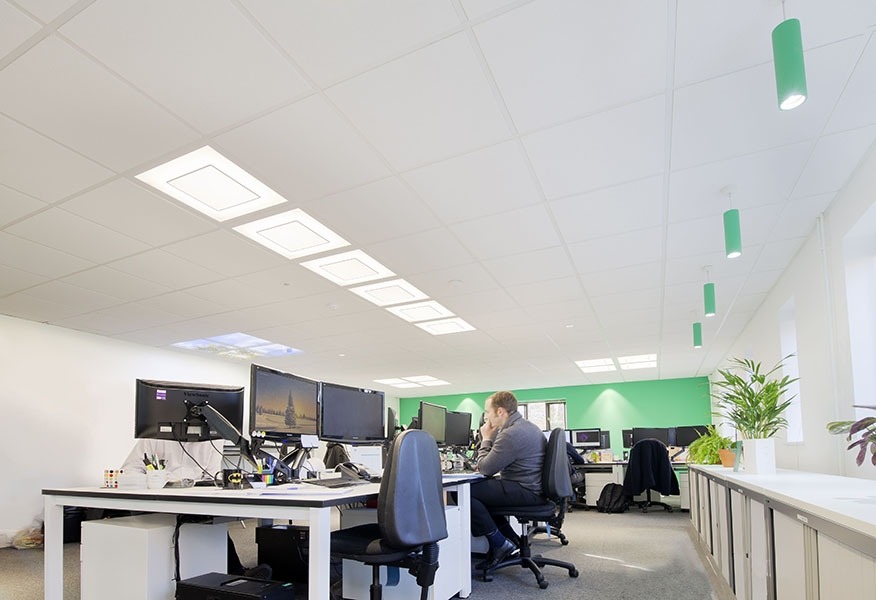 Tamlite CBG Consultants Oxford LED lighting office area