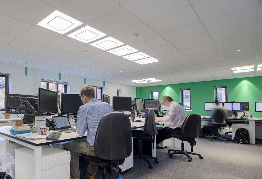 Tamlite CBG Consultants Oxford office area LED lighting