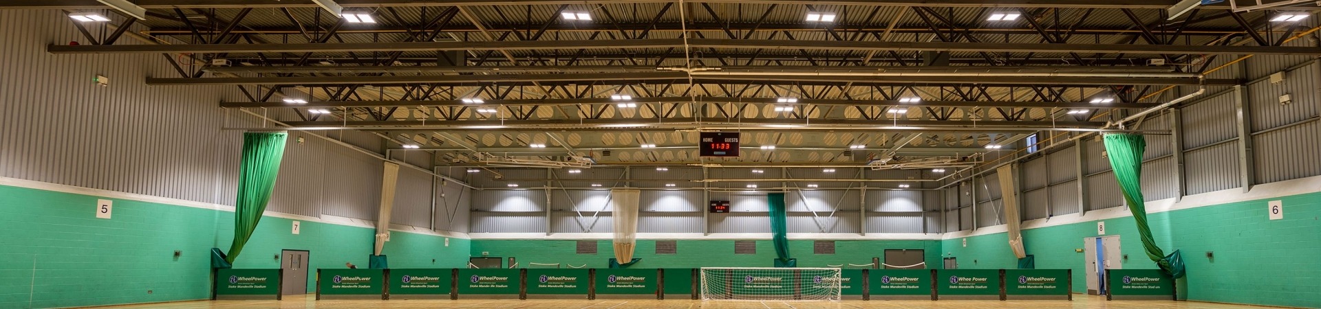 Tamlite Stoke Mandeville Stadium Aylesbury Sports LED Lighting Case Study header
