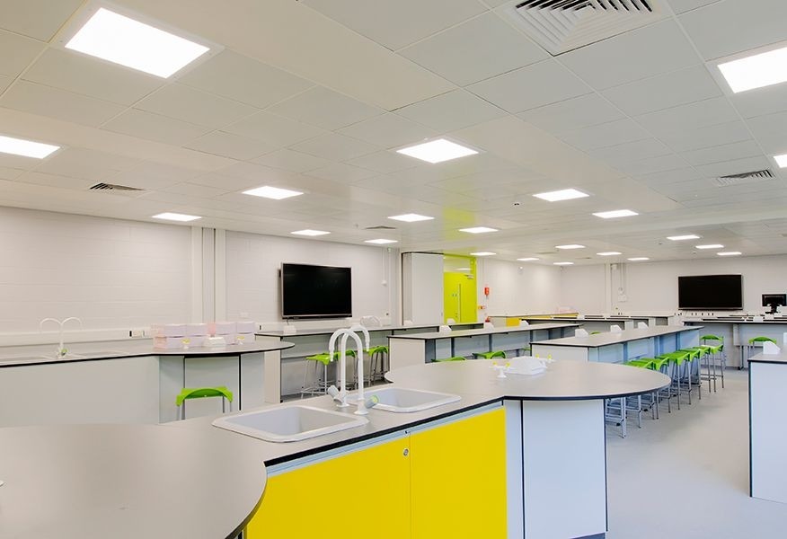 Tamlite Thornleigh Salesian College Bolton open classroom area LED lighting