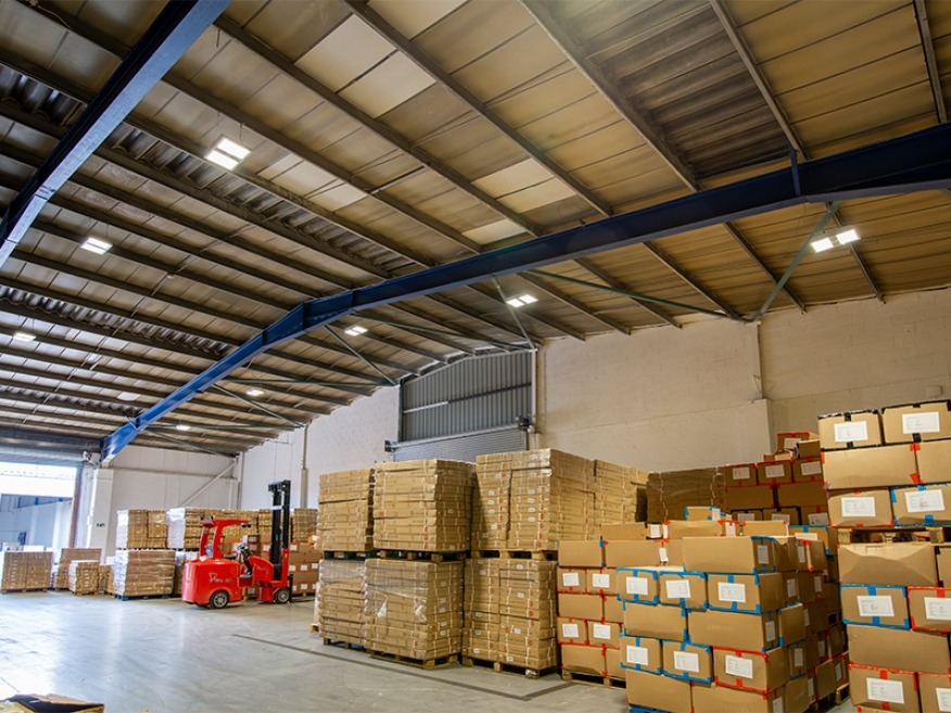 Tamlite Lemonpath Leicester warehousing LED lighting