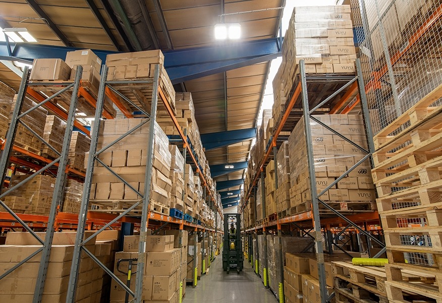Tamlite Lemonpath Leicester warehouse storage LED lighting