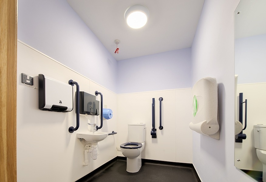 Tamlite Palmer Centre Chepstow bathroom area LED lighting