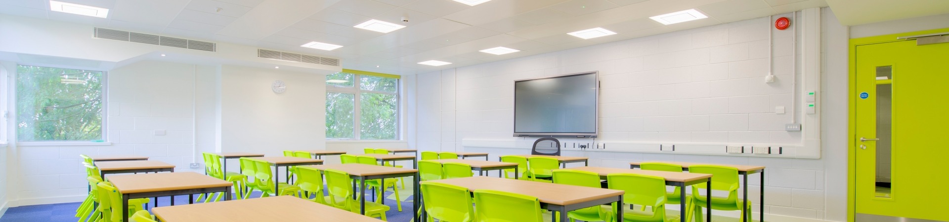 Tamlite Thornleigh Salesian College Bolton Education LED Lighting Case Study classroom header