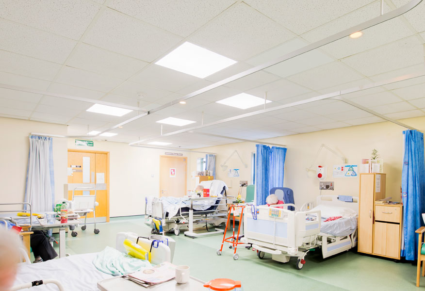 Tamlite Leominster Community Hospital ward LED lighting