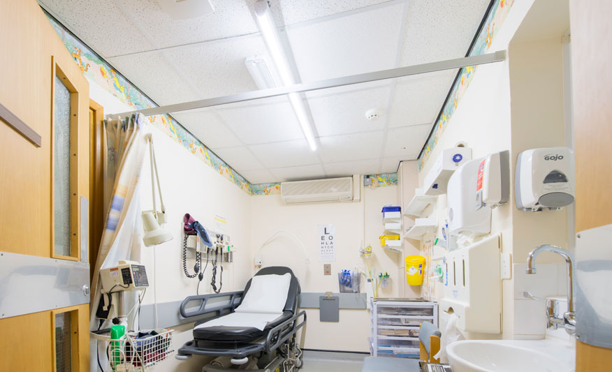 Tamlite Leominster Community Hospital treatment area LED lighting