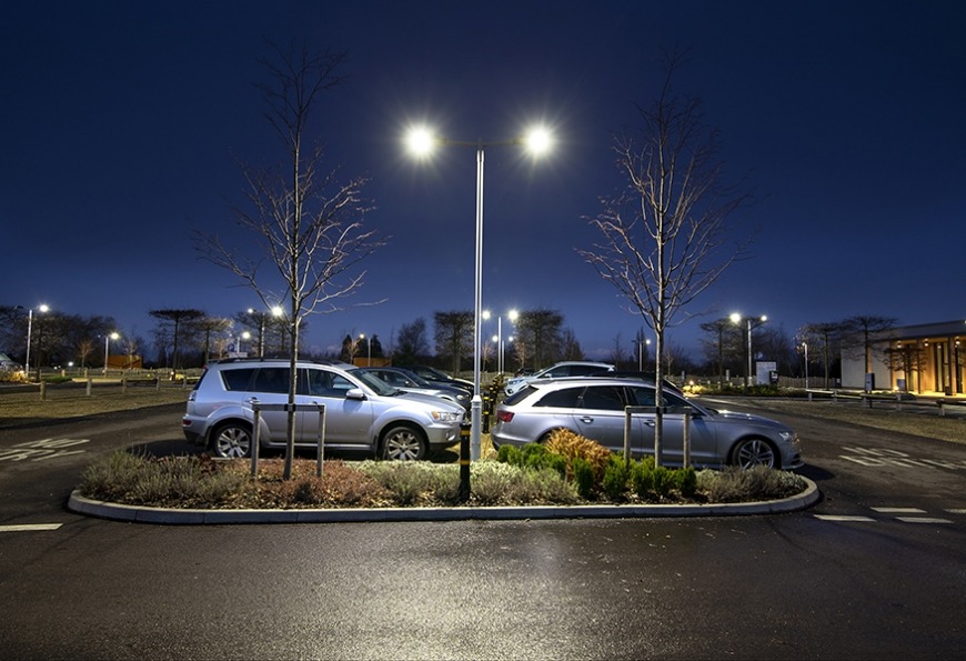 Tamlite National Memorial Arboretum Tamworth LED lighting outdoor car park