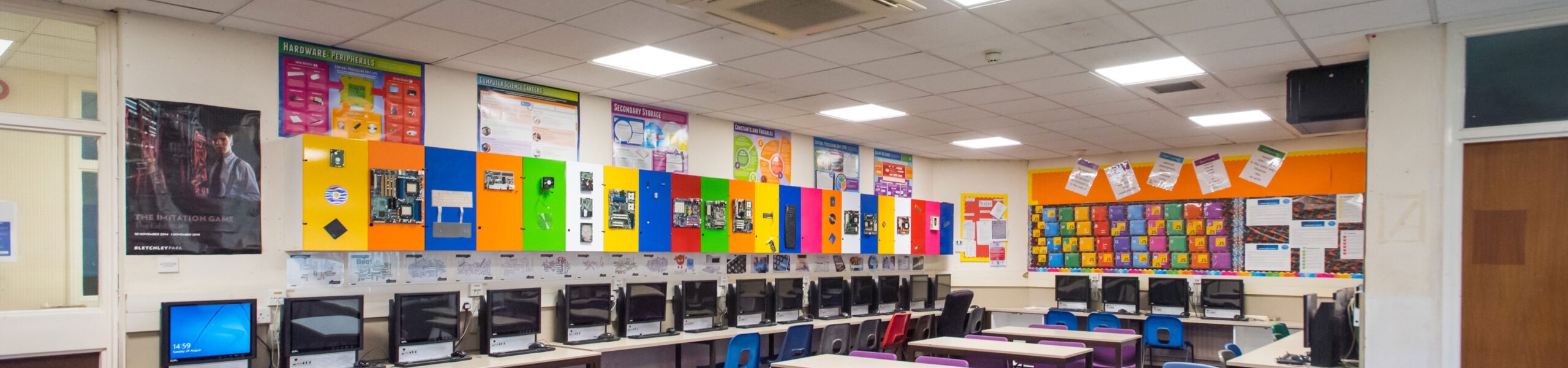 Tamlite The Abbey School Faversham Kent Education LED Lighting Case Study classroom header image
