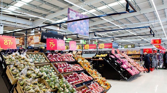 Tamlite lighting for retail supermarket image