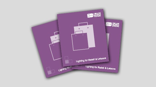 Tamlite retail brochure image in purple