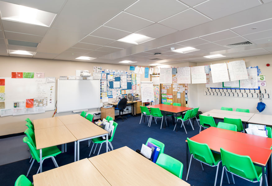 Tamlite Winnington Park Primary School Northwich classroom lighting