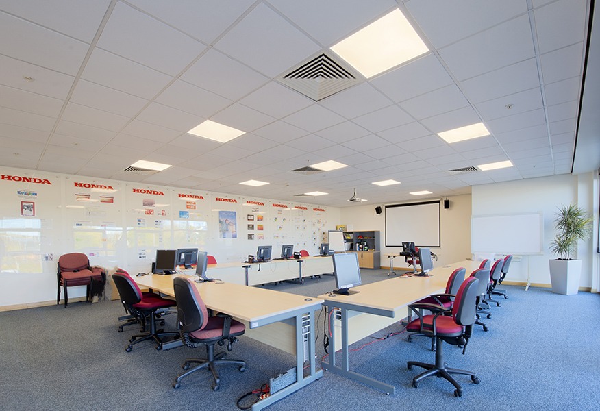 Tamlite Honda Logistics Swindon office area LED lighting