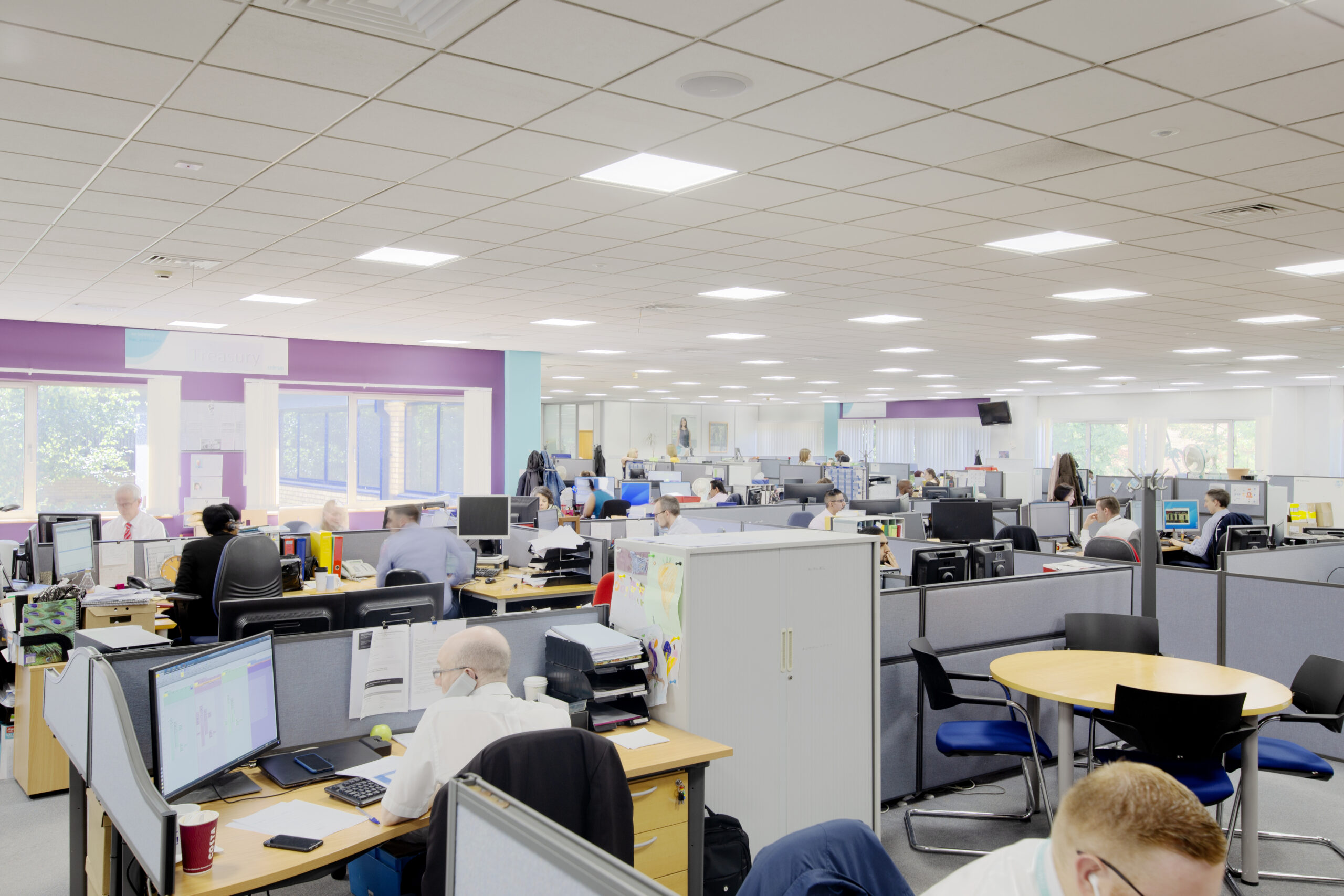 Tamlite Celesio UK Coventry office LED lighting