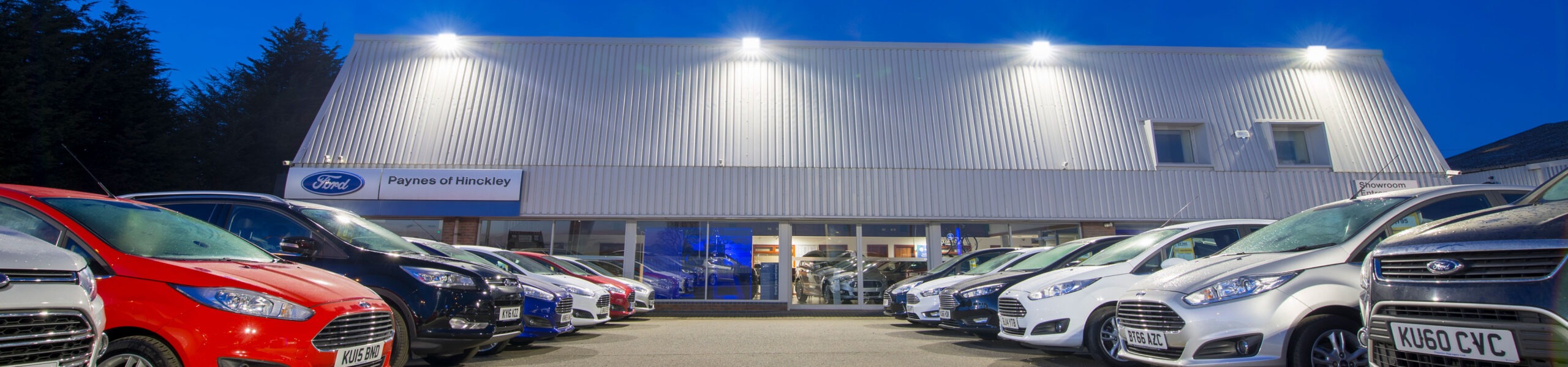 Tamlite Paynes Ford Garage industrial and warehouse LED lighting case study header