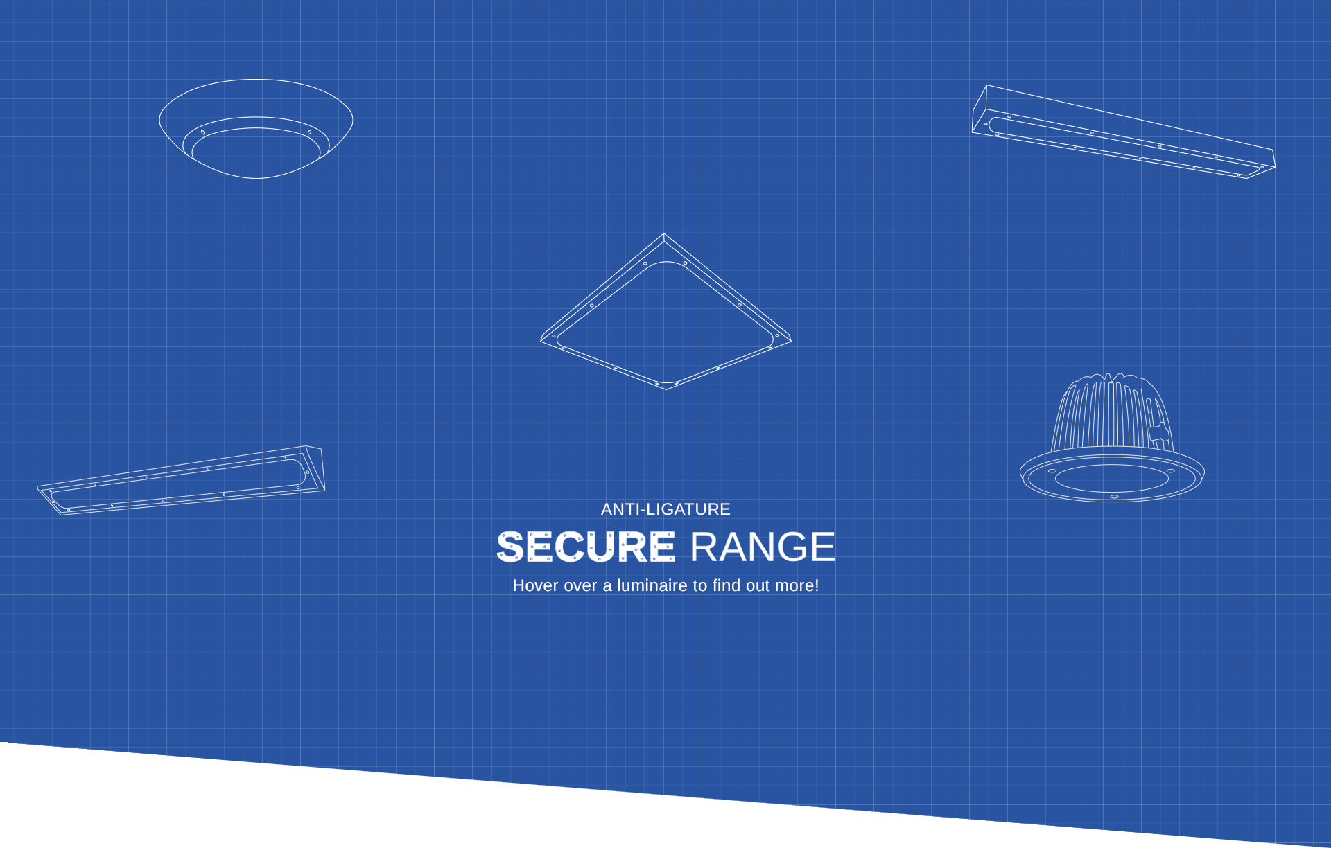 Tamlite anti-ligature secure range landing page banner