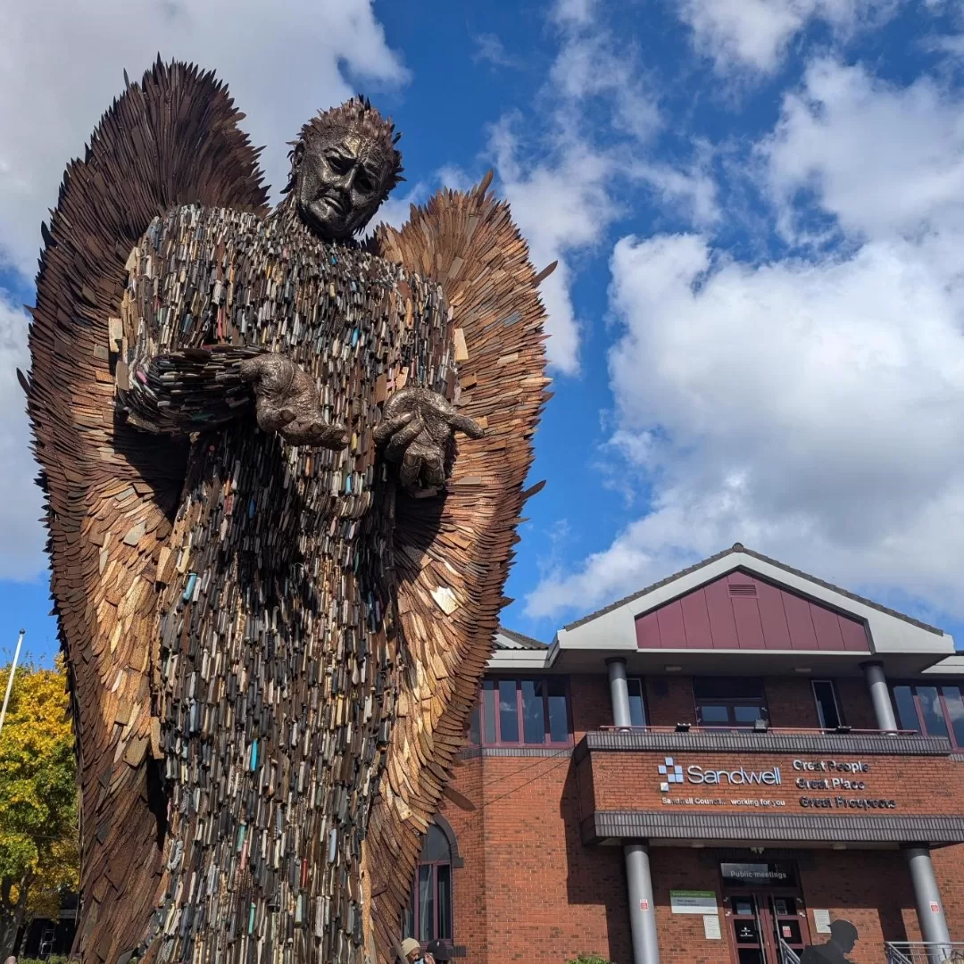 Knife Angel Statue