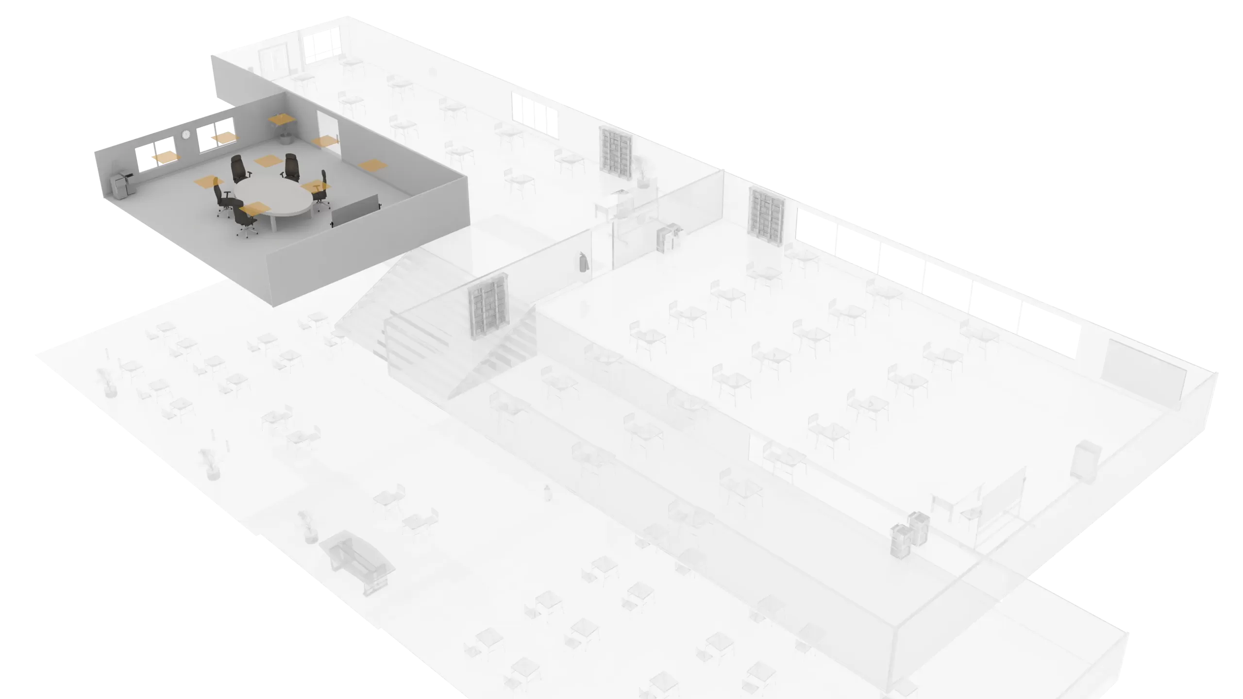 Boardroom lighting controls