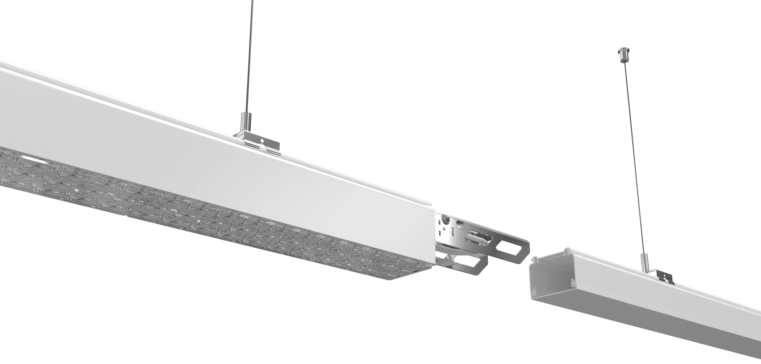 linear lighting with blanking cover