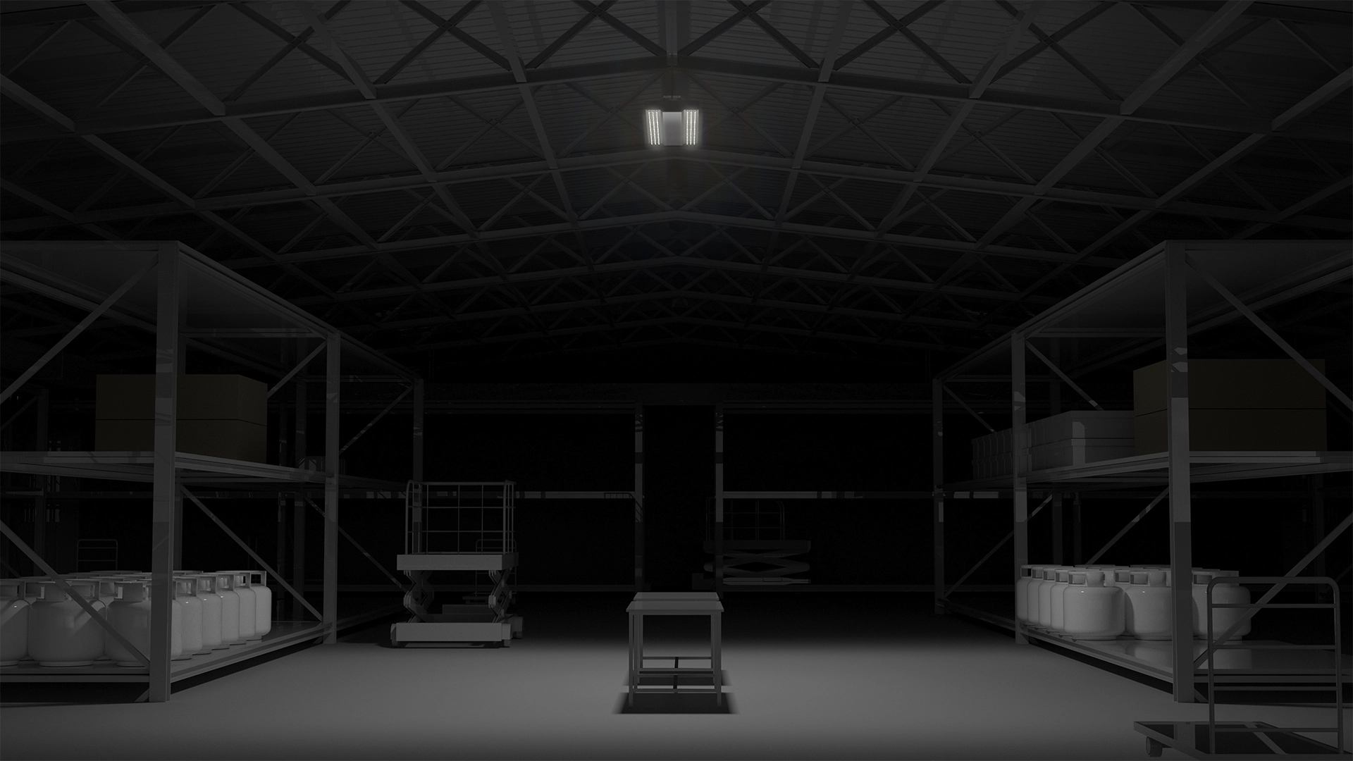 EXPO A in warehouse setting