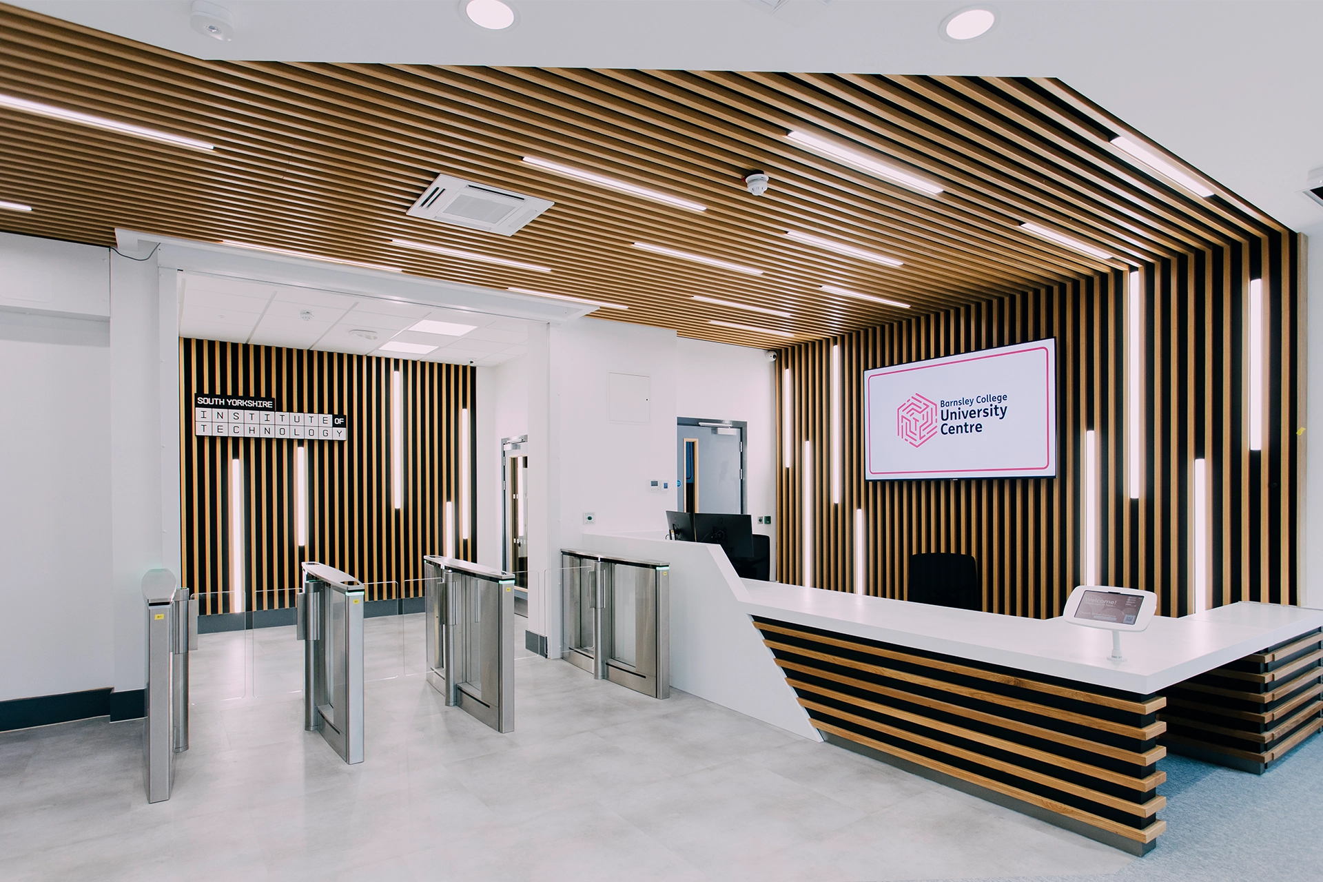 Barnsley College Tamlite Lighting solution