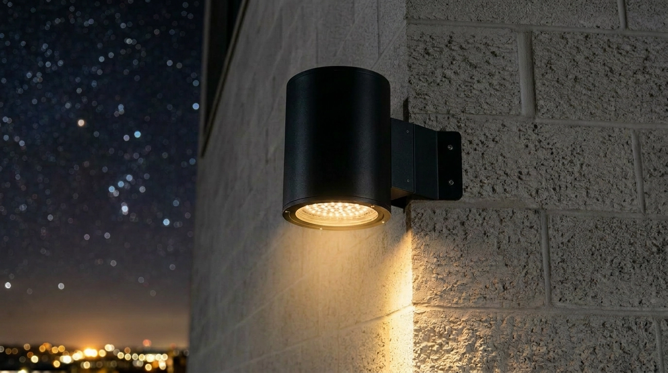 City Beam DarkSky approved exterior wall light